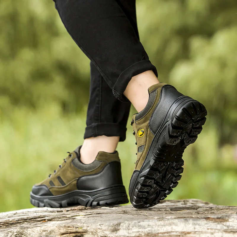 

Men Winter Outdoor Sports Climbing Shoes Non - slip Warm Lace-up Casual Trekking Sneakers Big Size Hiking Shoes