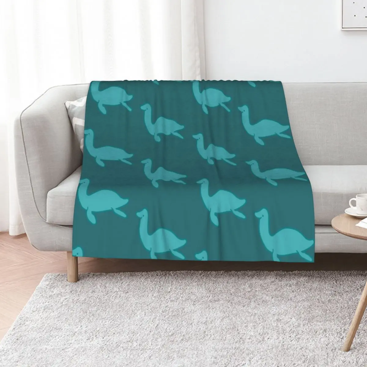 plesiosaur Throw Blanket Plaid Soft warm winter Stuffeds for sofa sofa bed Blankets
