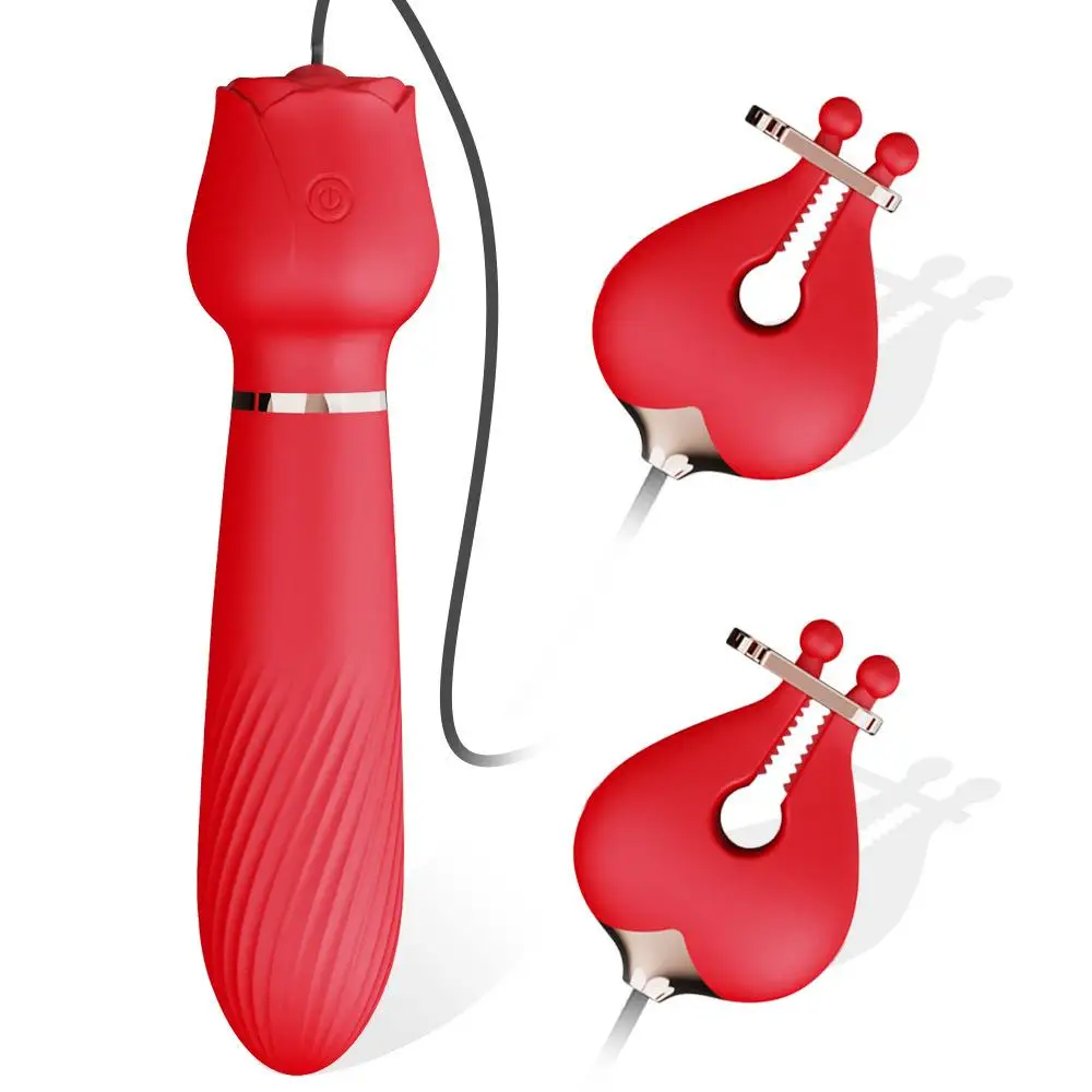 Nipple Toys for Adult Vibrator Clamps Vibrating Breast Clips Nipple Stimulator Penetration Vagina Egg Stimulator Adult Sex Toys