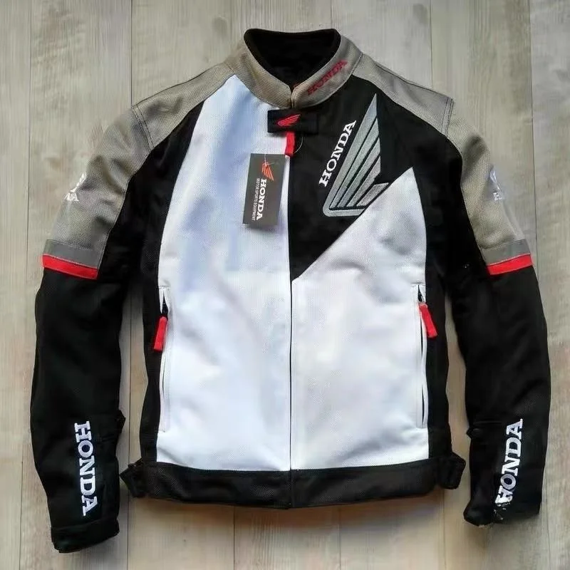 

Honda Summer Off-Road Motorcycle Racing Suit Anti-Fall Breathable Mesh Jacket Men's Women's Riding Gear for Racers And Riders