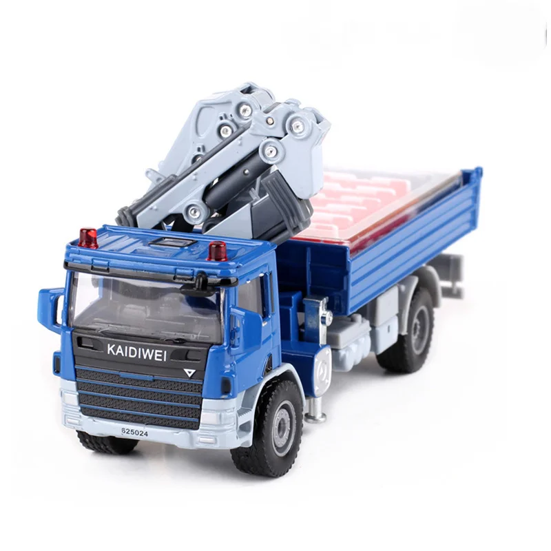 Kdw 1/50 Alloy Truck Diecast Model Engineering Crane Car Metal Scale Trucks Construction Model Toys for Boy Kid Children Gift