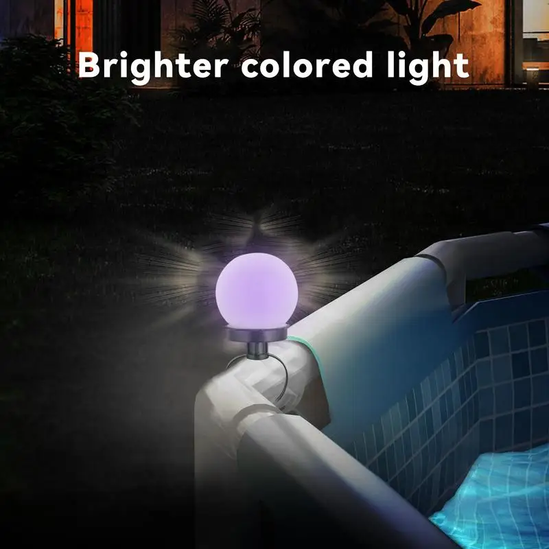 

Solar Powered Pool Lights Solar Lights For Aboves Ground Pools LED Waterproof Long Lasting Swimming Accessories For Outdoor