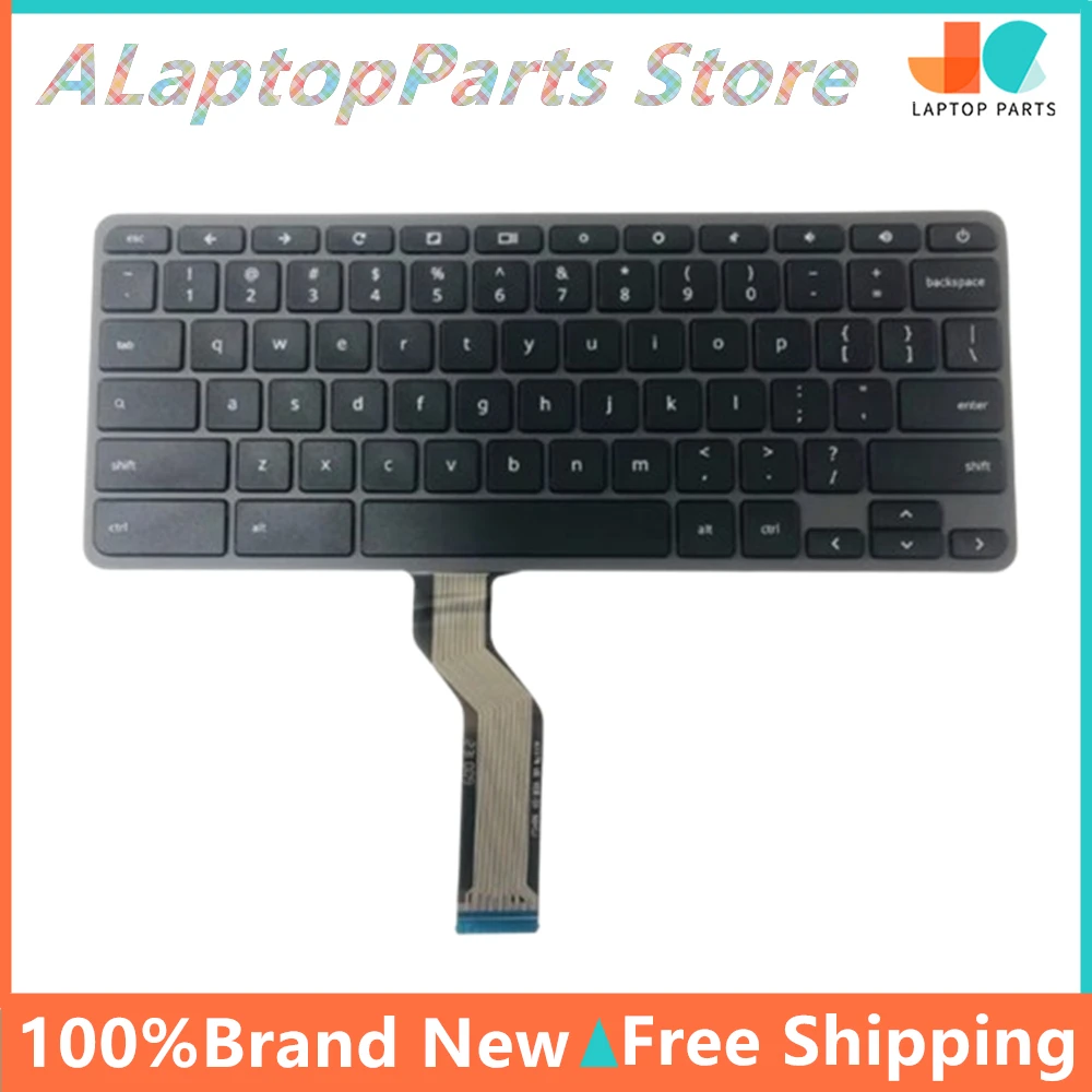 

AEZCAU00010 New For Acer Chromebook 311 C722 Laptop Replacement Keyboard w/Power Key Black