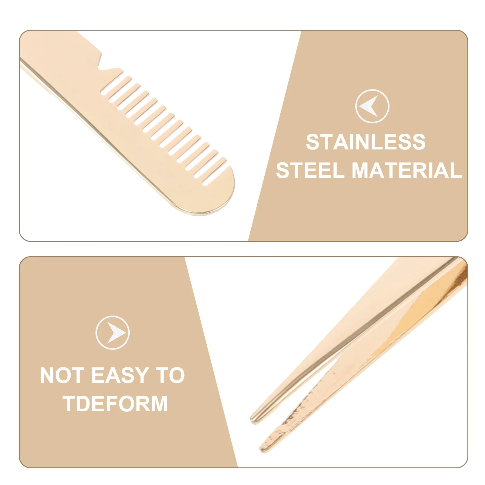 Pinça de braçadeira de chicote de aço inoxidável pinça de cílios de metal aplicador de cílios ferramenta compacto portátil para extensões de cílios postiços