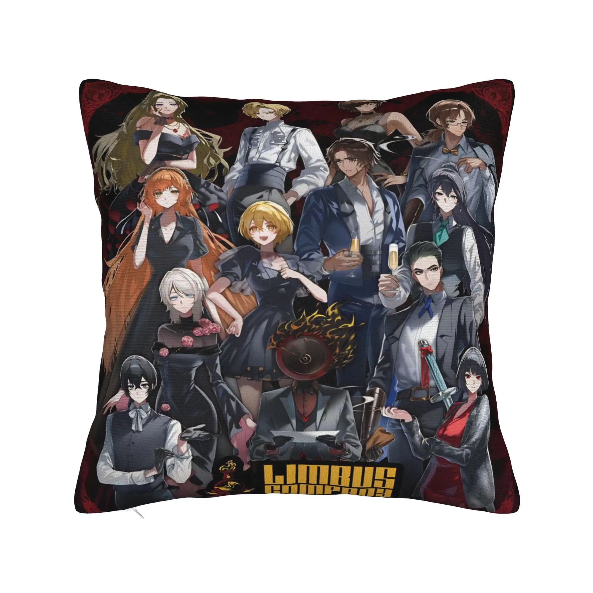 Limbus Company Games Pillow Covers Merchandise Printed Cushion Cover Decorative  Pillow Case Cover Home Multi Size