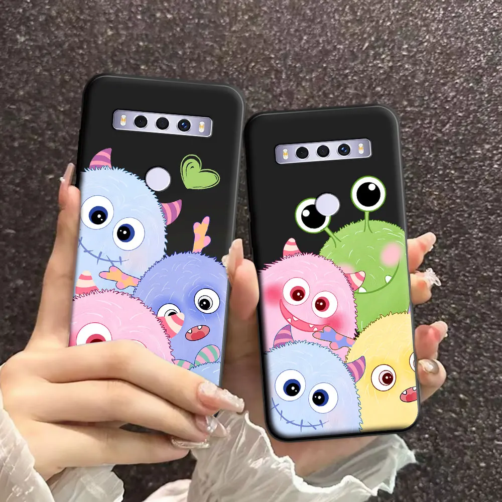 For TCL 10 SE Case Cartoon Soft Silicone TPU Astronaut Pattern Phone Case For TCL 10se  Lovely Back Cover Protective Fundas