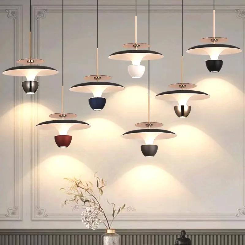 Nordic Restaurant Chandelier Colourful Ceiling Light Osram COB 90Ra lighting  Modern Kitchen Dining Room Bedside Creative lamps