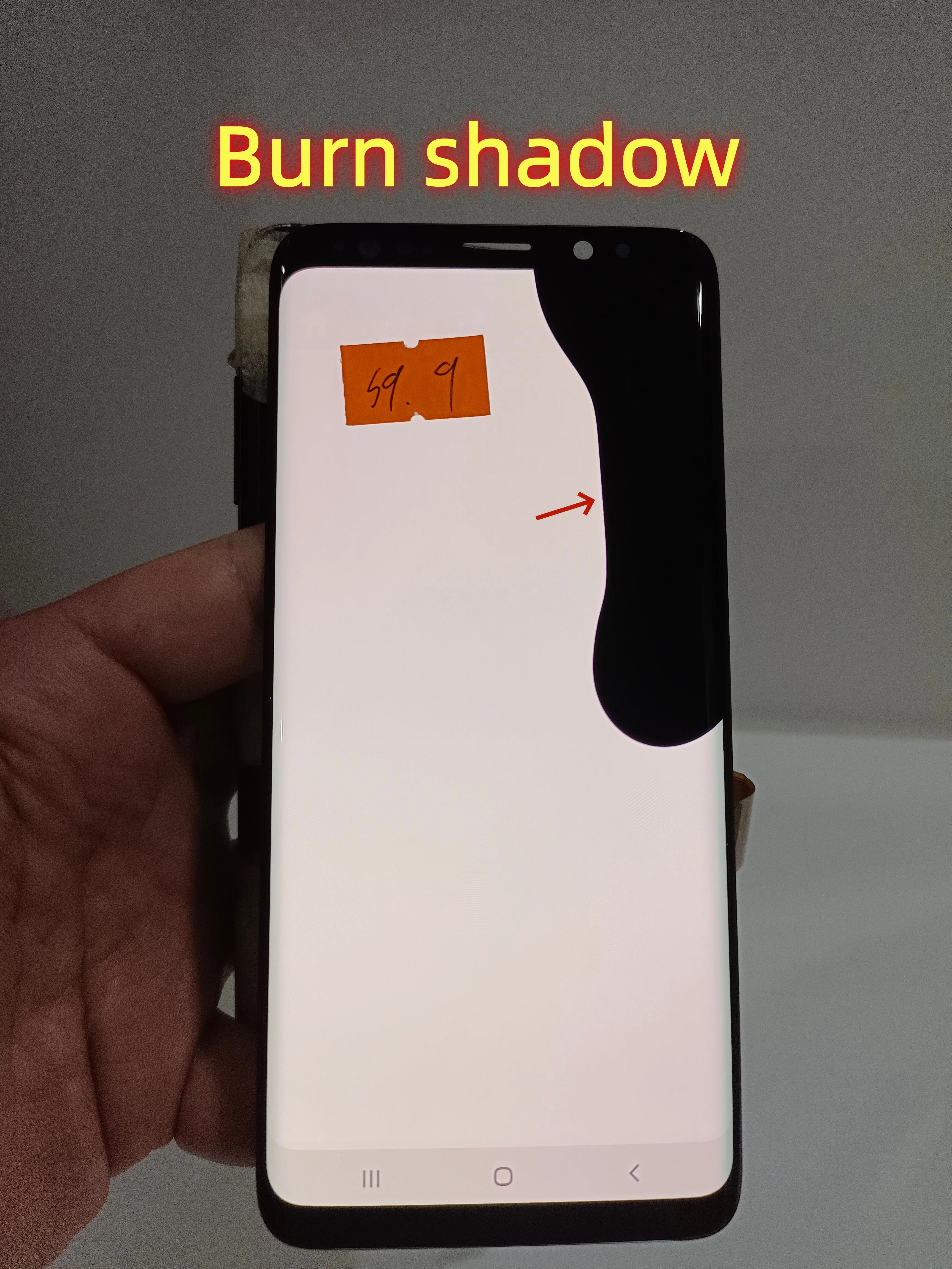 Original AMOLED For Samsung Galaxy S9 G960 G960F Burn Shadows Lcd Display Touch Screen Digitizer