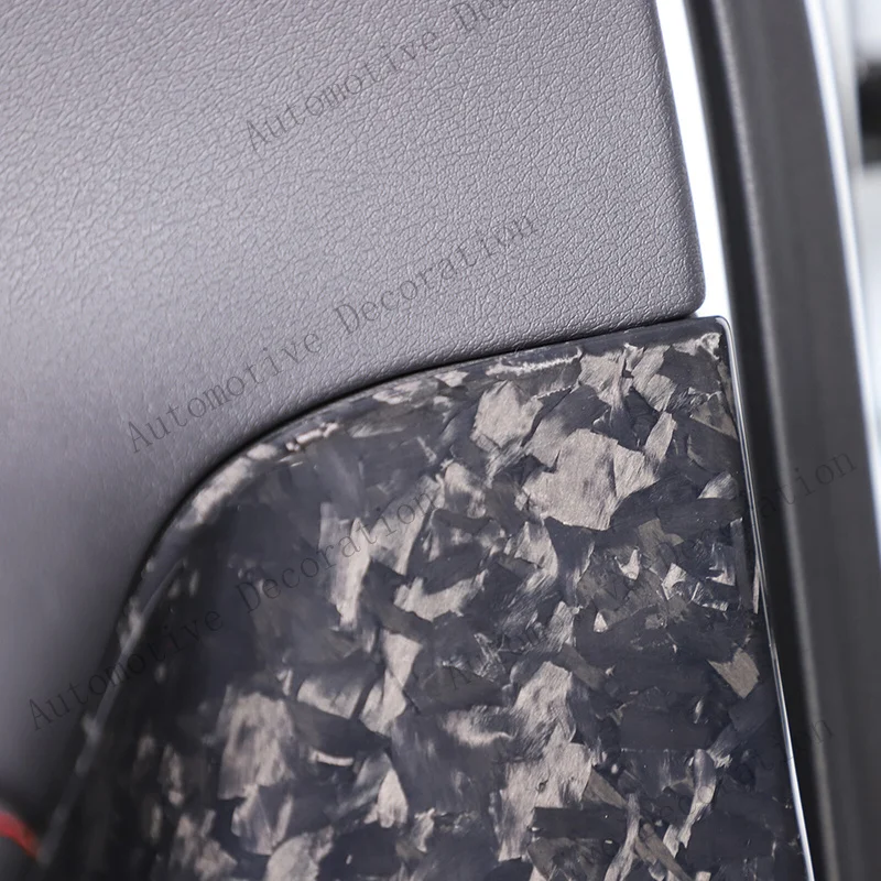 Z+ Forge Real Carbon Fiber Dashboard Anti-collision Door Trim Cover For Corvette C8