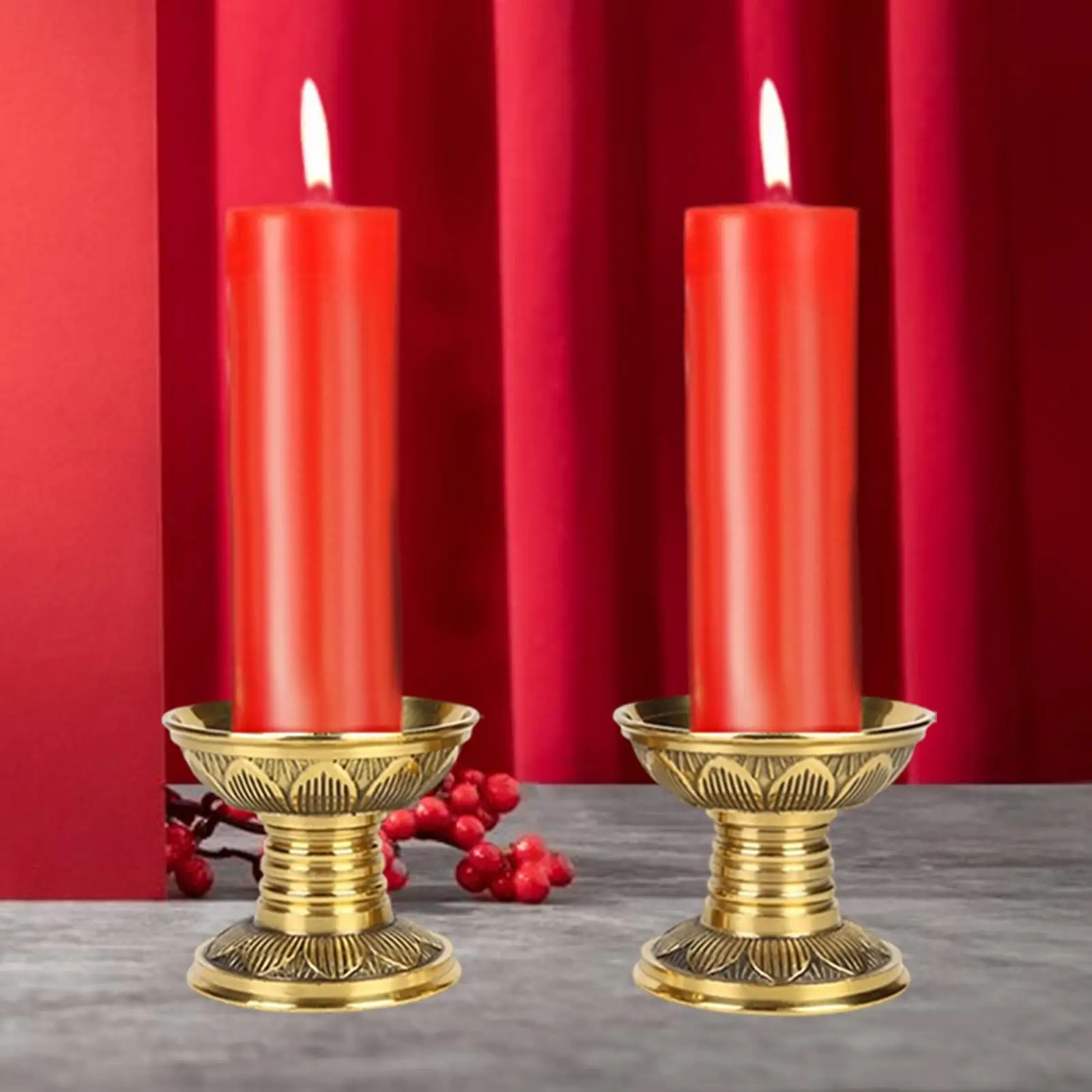 

2x латунные подсвечники, подсвечник на столбе для домашнего фестиваля, свадьбы