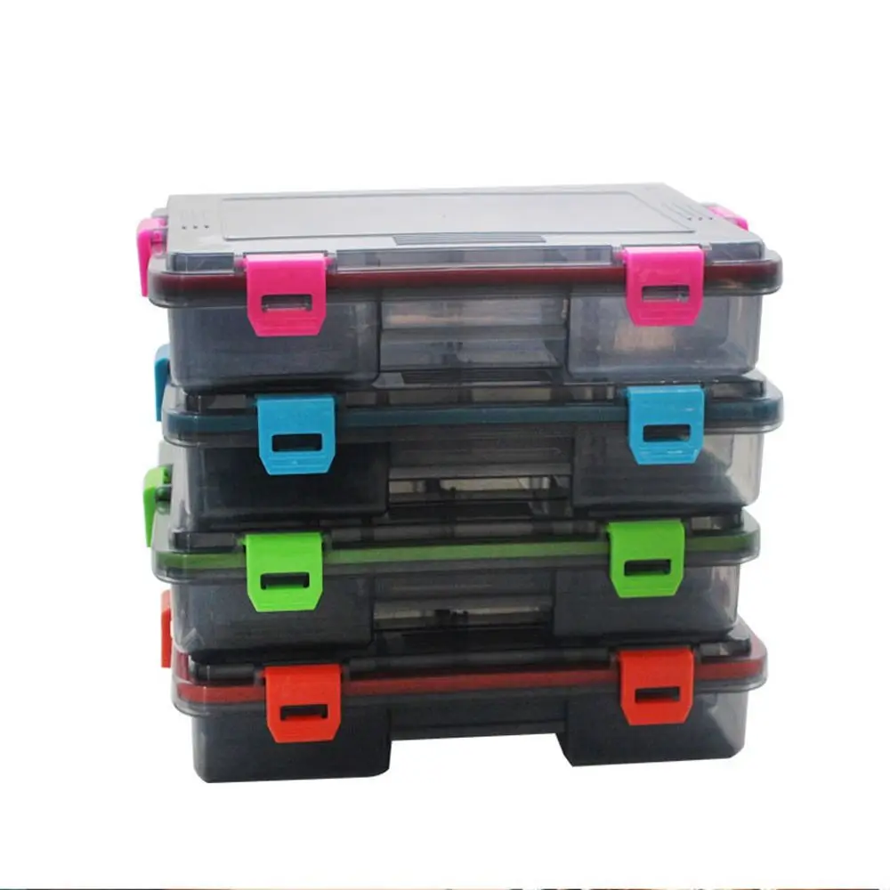 

Removable Inserts Fishing Tackle Box Anti-drop Adjusted Space Fish Storage Box Good Sealing Effect Anti Scratch