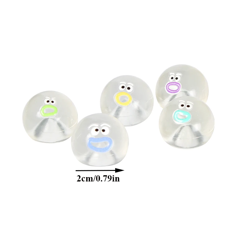 Multi-colori Mini Espressione Trasparente Giocattoli Squishy Palle Antistress Rilassamento Sensoriale Giocattolo Agitarsi Per I Bambini Bomboniere