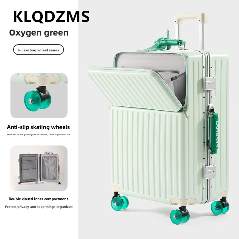 KLQDZMS Aluminum Frame Suitcase 20 Inches Boarding Box 24