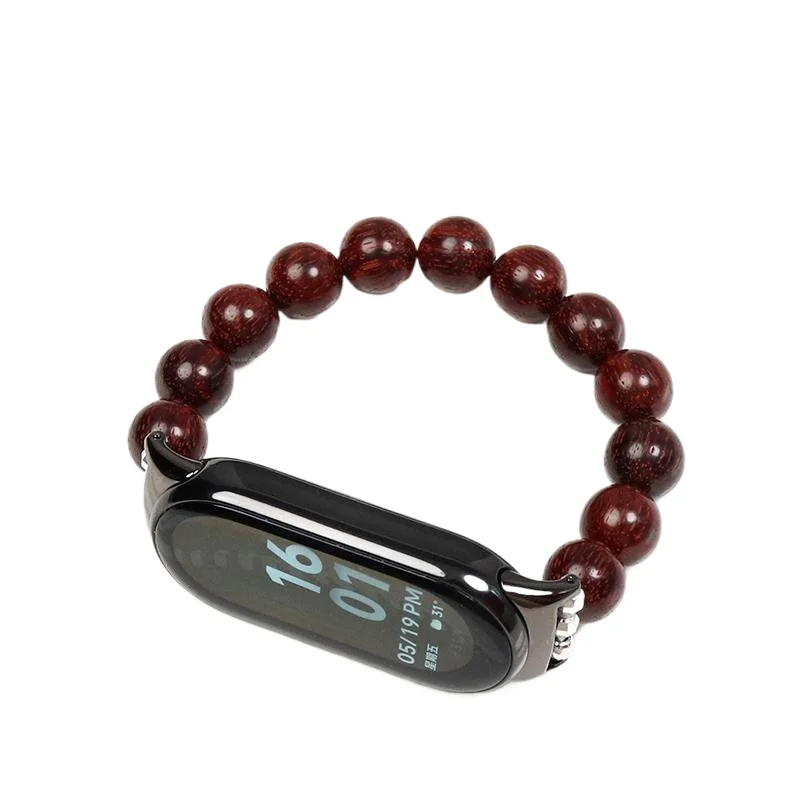 

Bead Hand String Series Wrist Strap for Xiaomi Smart Band Series 9 8 NFC Stylish Beaded Bracelet Adjustable Strap Mi Band 9 8 7