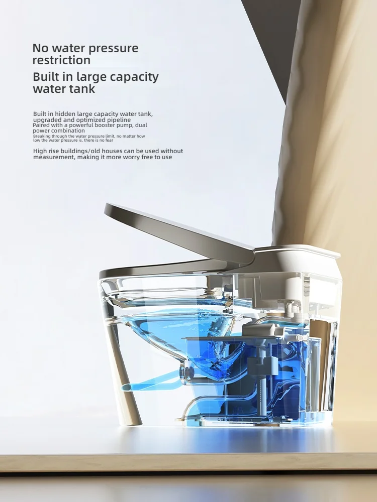 RV ABS السيراميك التنظيف الذاتي المرحاض الذكي صوان التلقائي ساخنة مقعد المرحاض ل Rv #4