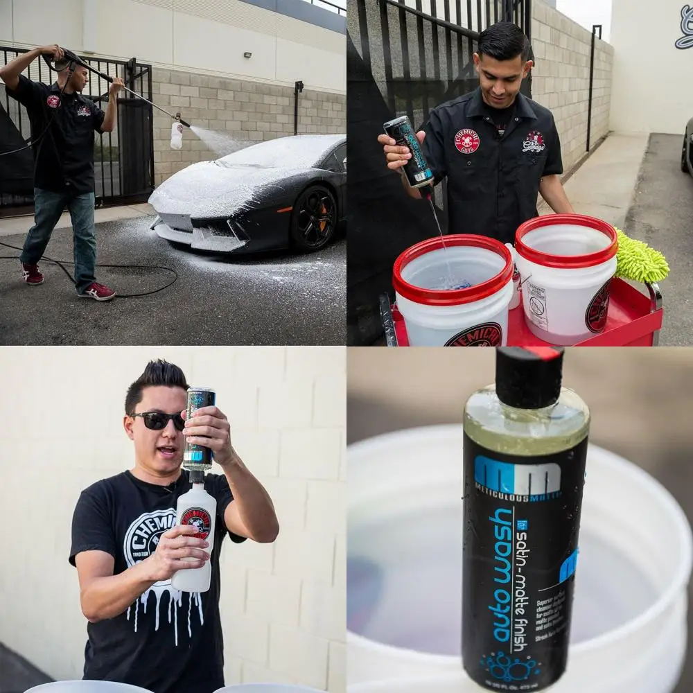 

CWS_995_64 Meticulous Matte Car Wash Soap (For Foam Cannons, Foam Guns or Bucket Washes) Safe for Satin & Matte Finish Paint, 64