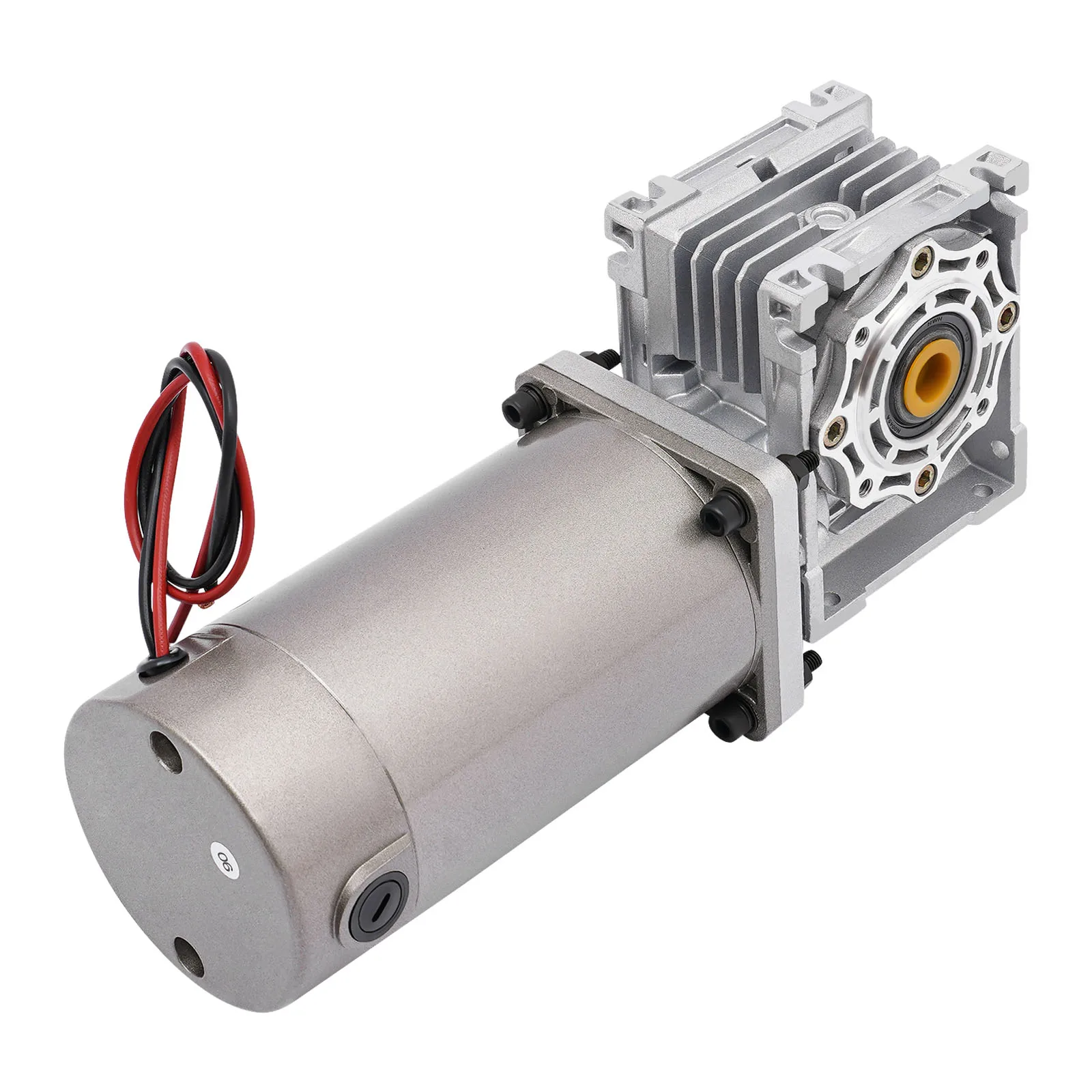 300W DC 24V Wormwiel Snelheidsreductiemiddel Versnellingsbak Elektrische NLRV-reductiemotor met zelfsluitende snelheid Verstelbare DC-motor 1800 RPM