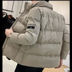Men Thickened Puffer Jackets 2024 Winter Down Cotton Jacket Padded Jacket Man Warm Coats Clothes Ropa De Hombre Men Clothing