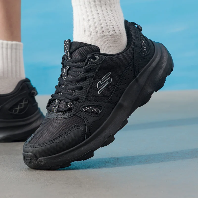 Skechers Men's Shoes Original Lightweight Fashion Breathable Non-Slip New Fitness Training Casual Sports Shoes Outdoor Shoes 237787-Bbk-2