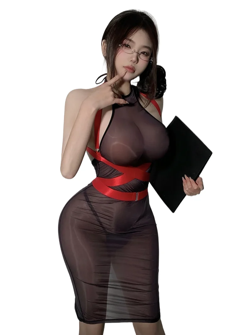 섹시한 타이트한 핏의 슬릿 미니 탱크 미니 드레스 메쉬 레이스 시스루 스윗 핫 섹시 나이트클럽 드레스 우아한 패션 여성 H3AD