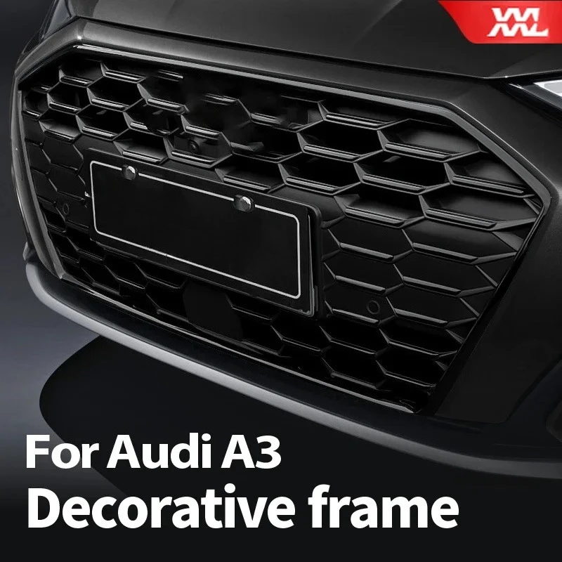 

Melanization Kidney Grill Racing Grill Tag For Audi A3 8Y 2023 2022 2021 2020 Sportback Sedan car accessories car decal