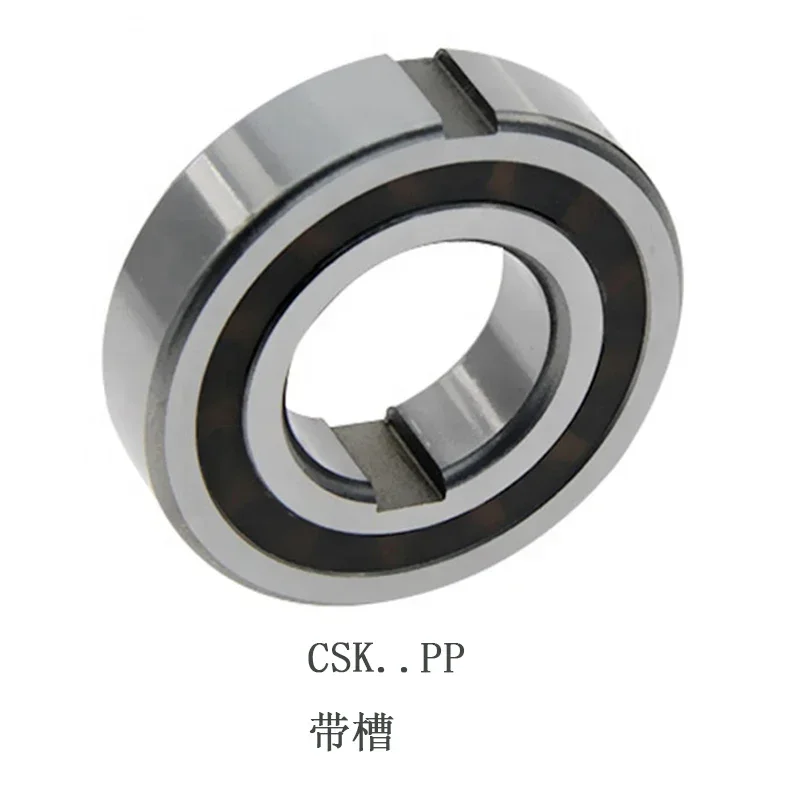 deep groove ball unidirectional bearing CSK12 15 17 20 25 30 35 40 PP with inner and outer grooves.