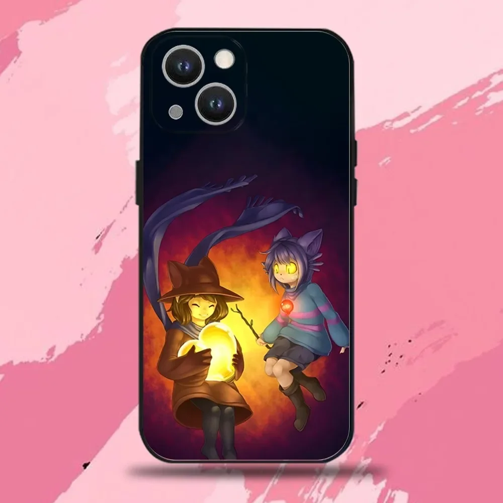 Game One Shot Niko  Phone Case For iPhone 16,15,14,13,12,11 Plus,Pro Max,XS,X,XR,SE,Mini,8,7,Soft Silicone Black Cover - view 5