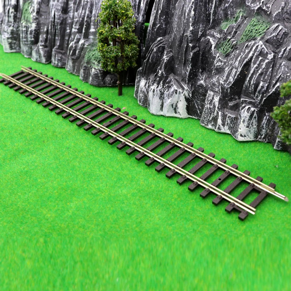 Ho Scale G231 Railway Train Track 1:87 Alloy Toys Materials Simulation Straight Track Kits for DIY Model Making/ Diorama 1PC