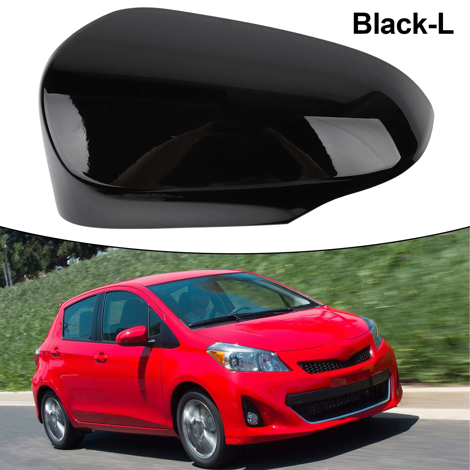 

Aesthetic Upgrade Right Side Wing Mirror Cover Cap Fits For Toyota For Yaris 2012 2020 Safeguards from Scratches & Impacts
