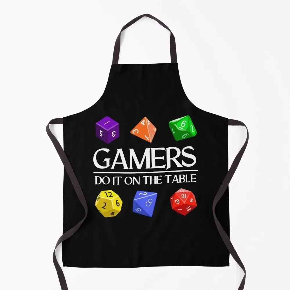 

Gamers do it on the table Apron women's kitchens Smock for hairdressing Apron