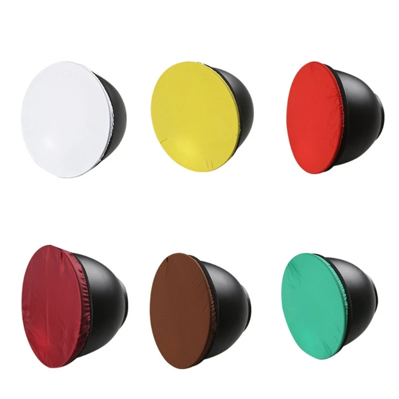 18 7 pulgadas difusor lámpara cubierta tela difusor estroboscópico reflectores lámpara calcetín