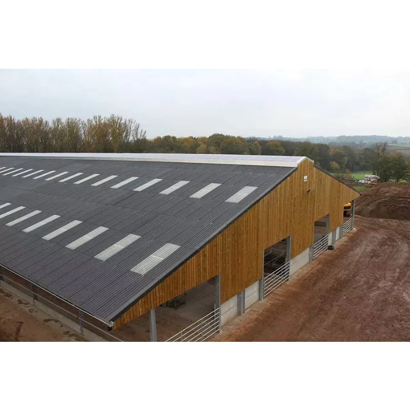 โรงเรือนเหล็กสำเร็จรูปสำหรับเลี้ยงวัวควาย