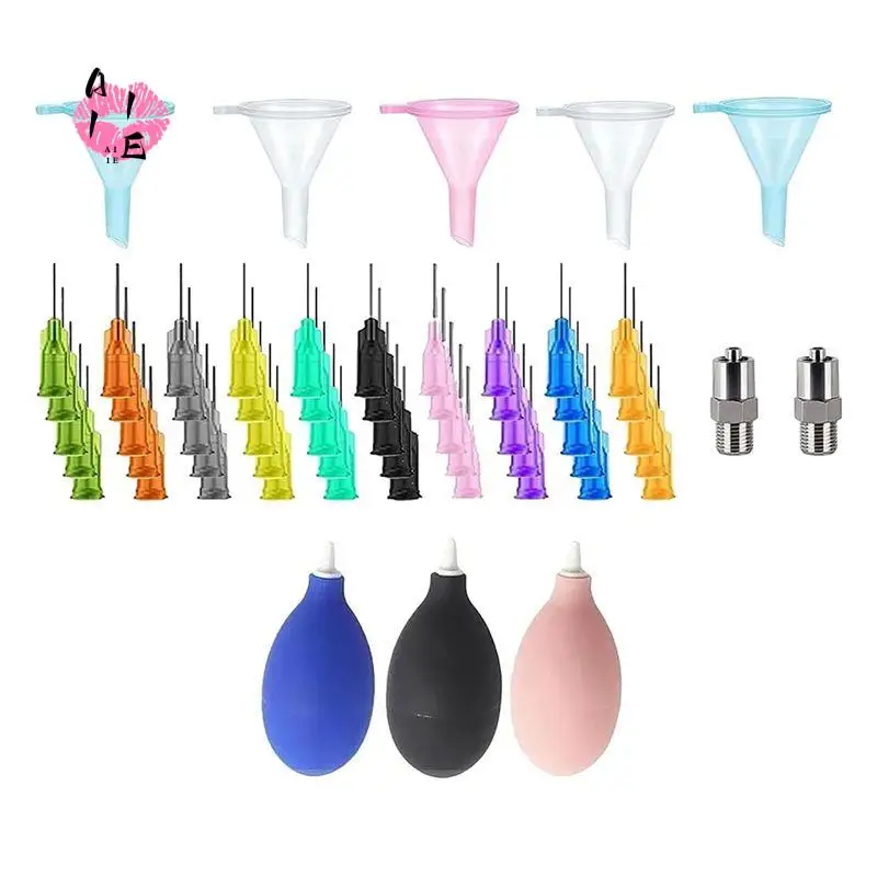 A11E- Precision Tip Applicator Bottle For Clay Tools Crafting Tools With Needle And Filling Funnel