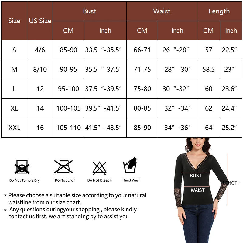 Thermal Underwear Lace V Neck Thermo Lingerie Women Winter Clothing Warm Top Inner Wear Thermal Shirt Undershirt Intimate