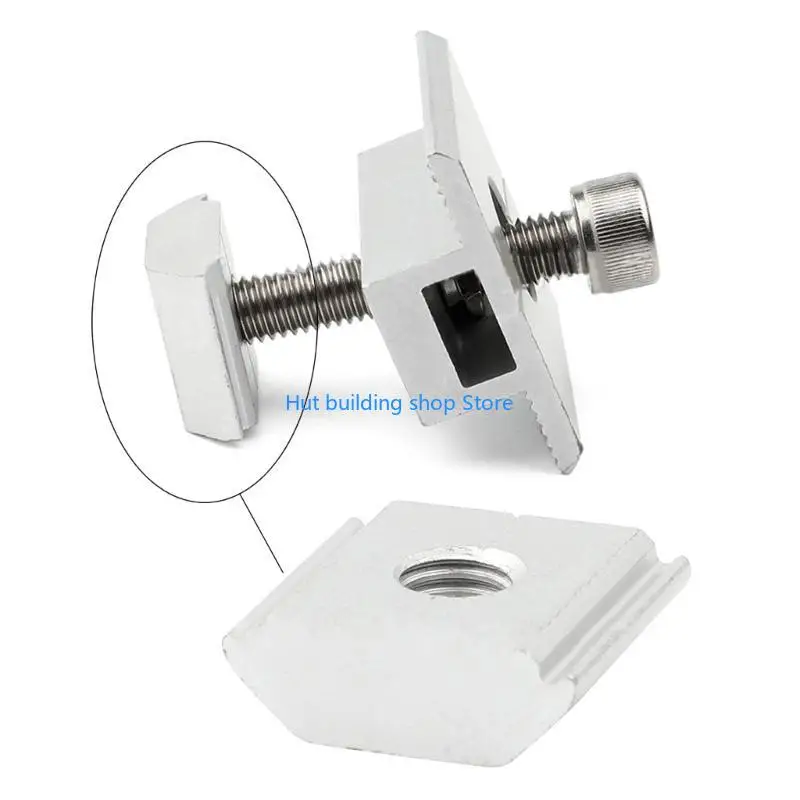 

T21C 50Pcs T-Track Slider Sliding Nut Aluminum Alloy T-Slot Nut For Woodworking