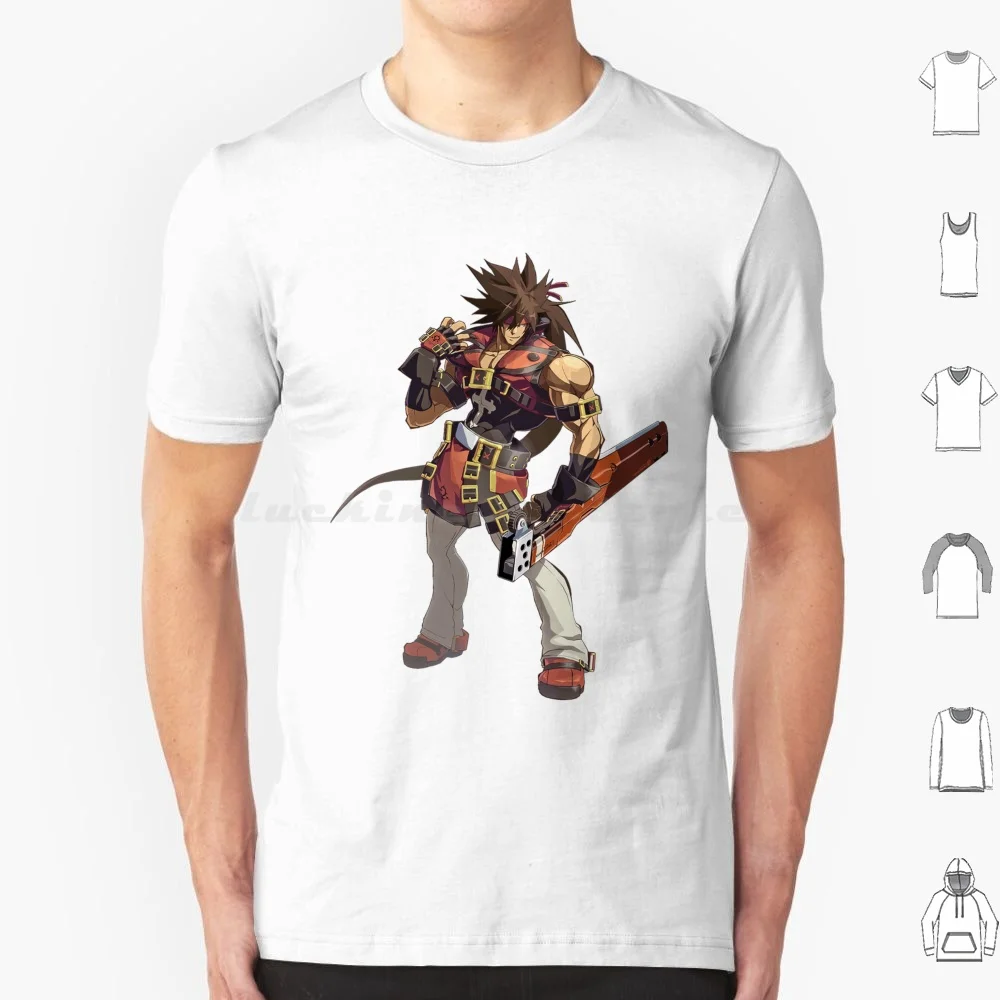 Badguy Fanart T Shirt 6xl Cotton Cool Tee Guilty Gear Xrd Potemkin Sol Anime Baiken Fighting Sol Badguy Games Xrd Nagoriyuki