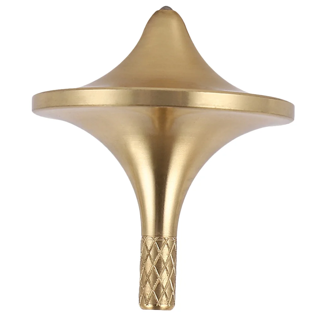 Top Toy Hand Twist No Resistance Classic Brass Small Funny Gyro Metal Plaything Gyroscope Party Favor