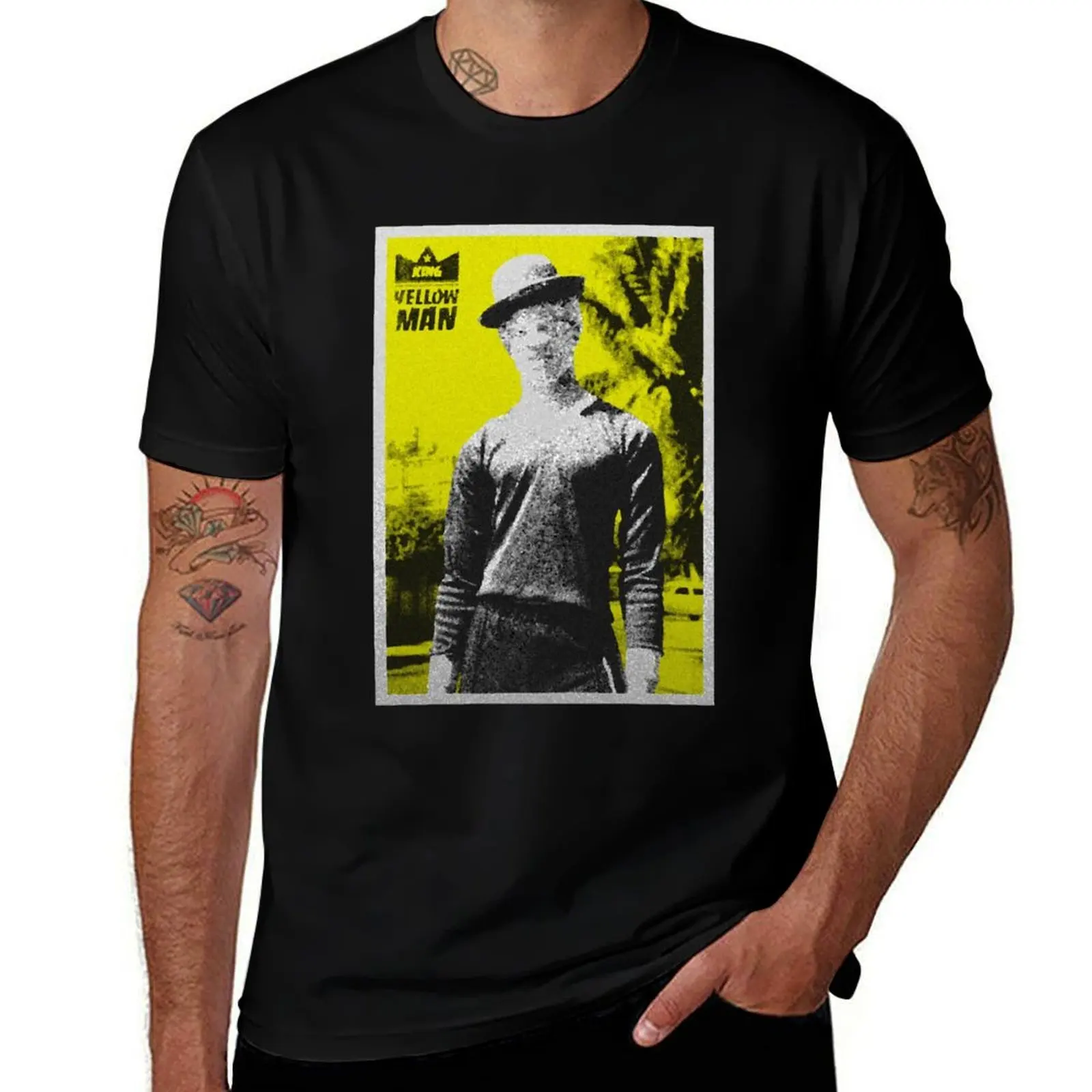 

King Yellowman crown T-Shirt Big Size Short Sleeve Casual Top