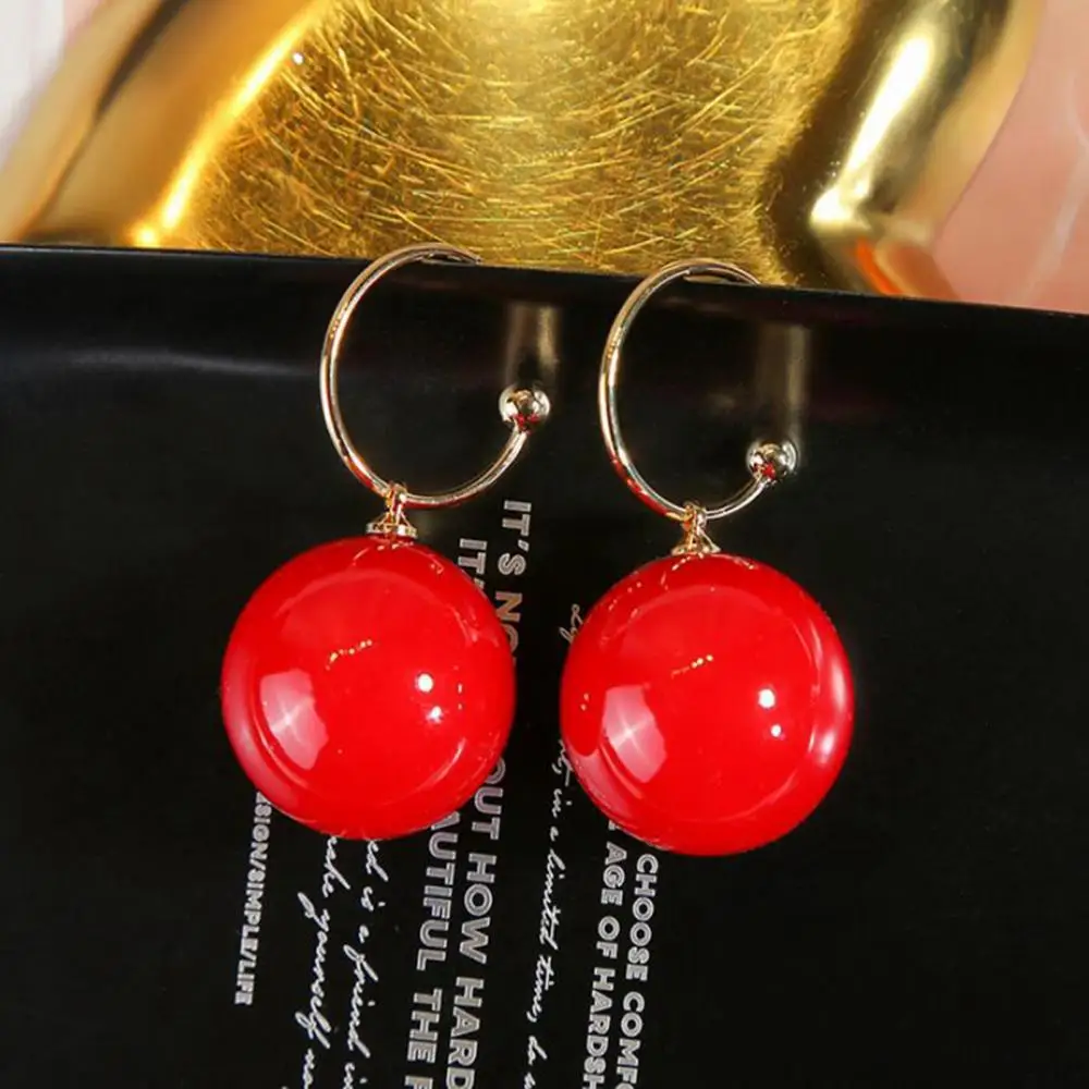 Women New Fashion Pearl Earrings contracted Metal Geometry Water Drop Kinds Of Exaggerated Drop earrings Jewelry