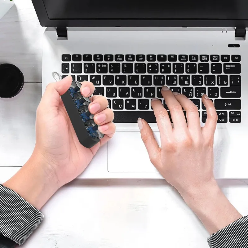 4-tasten Mechanische Tastatur Achse Tester Taste Tastenkappen Büro Dekompression Spielzeug Beruhigende Stress Relief Schlüsselbund Geschenke