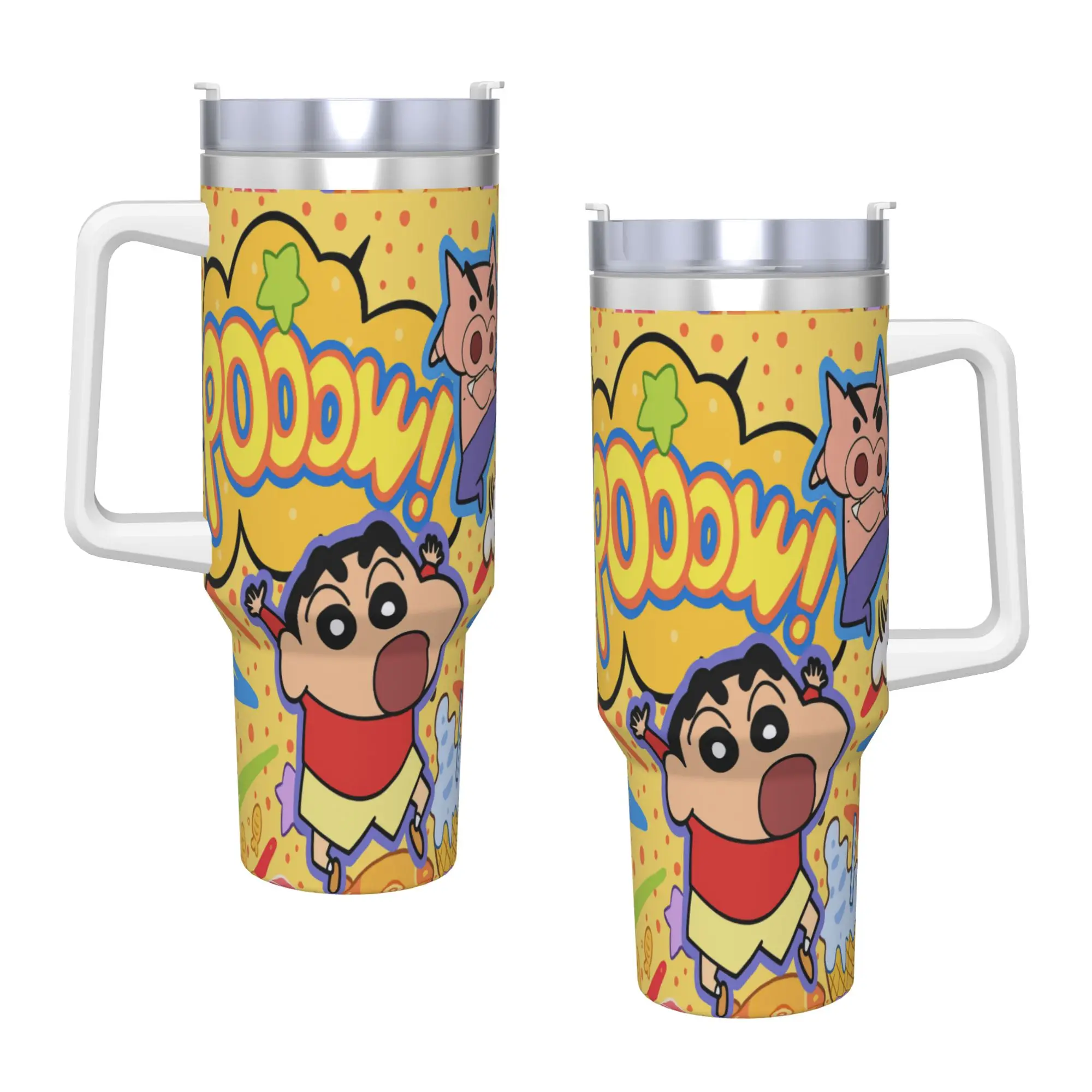 

Мелки для голени, стакан для холодных напитков, бутылка для воды, портативные термочашки из нержавеющей стали, кружки для вождения автомобиля с принтом