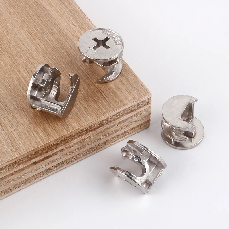 Furniture three-in-one connector screw eccentric nut bed wardrobe cabinet drawer quick assembly