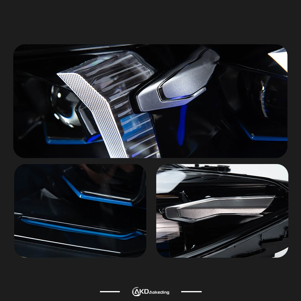Headlight For BMW G30 2018-2022 M5 LCI Type Car автомобильные товары LED DRL Hella Xenon Lens Hella Hid H7 G38 Car Accessories