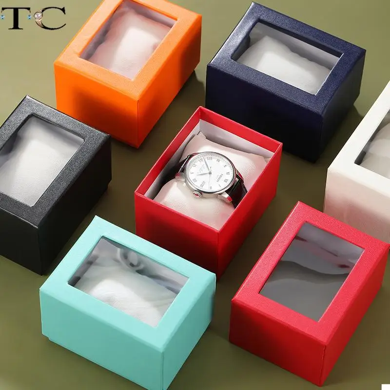 

Watch Box Jewelry Accessories Store Accessories Watch Storage Box Jewelry Gift Packaging Box Bracelet Box Window Opening