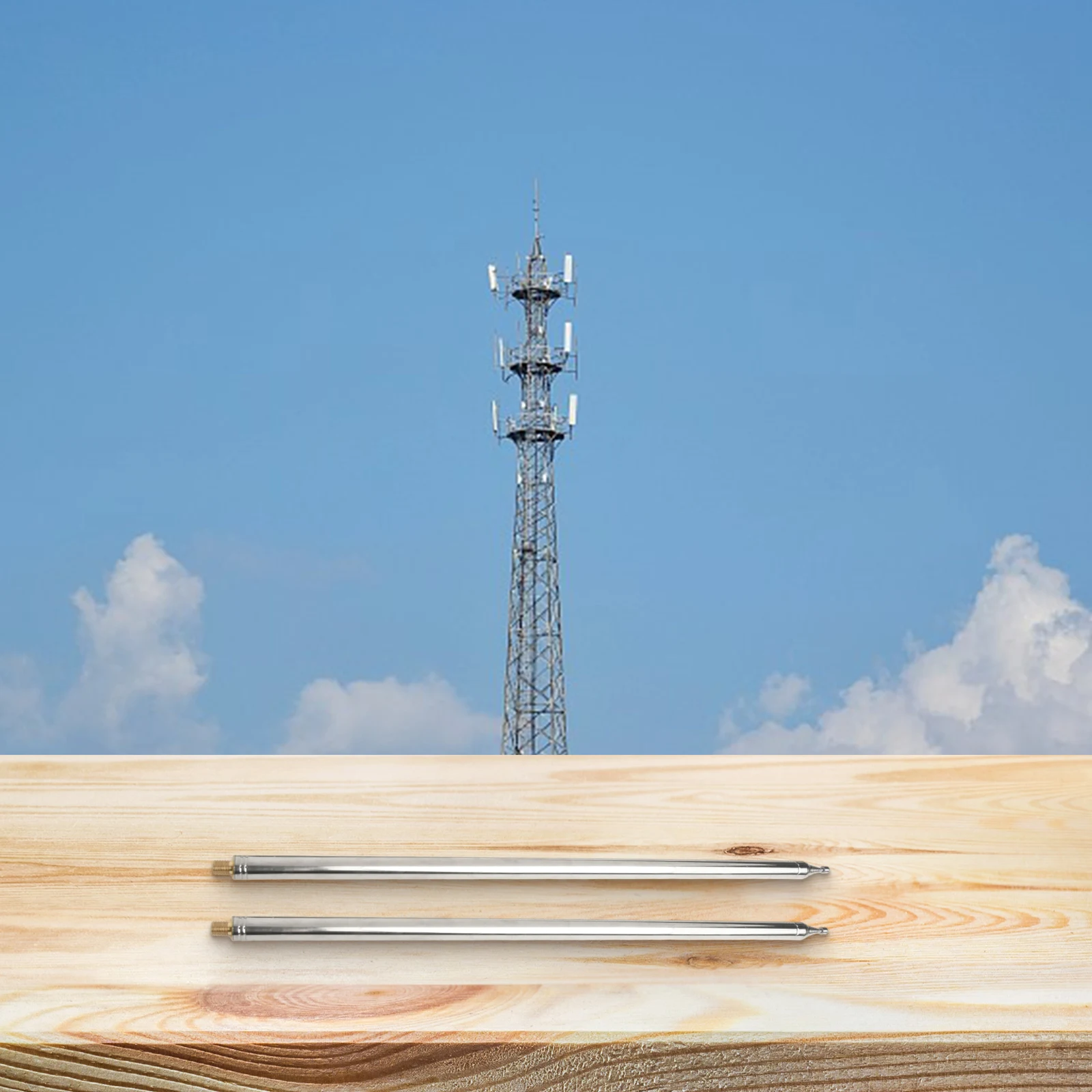 Antenne fouet à tige 5.6M pour Radio HF Positive V M10, pièces d'alimentation, antenne télescopique 201 en acier inoxydable de haute qualité