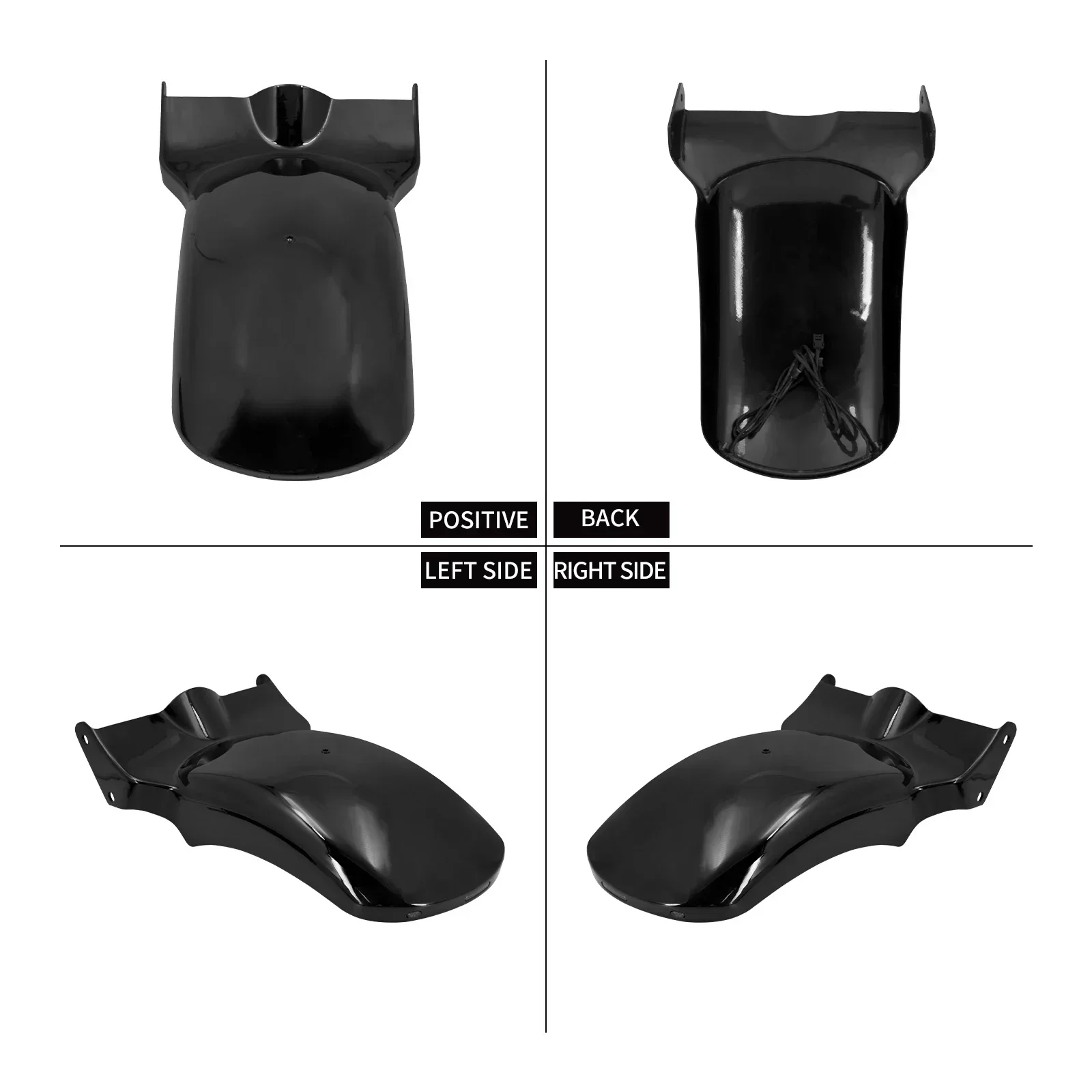 Motorcycle Front Solo Seat Driver Cushion+Rear Fender For Harley Softail Breakout Fat Boy FXDR 2018-2023 Mudguard With LED Light - Image 6