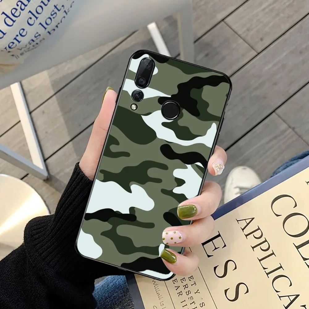 Camouflage Camo Military Phone Case For Huawei Y9 6 7 5 Prime Enjoy 7s 7 8 plus 7a 9e 9plus 8E Lite Psmart Shell