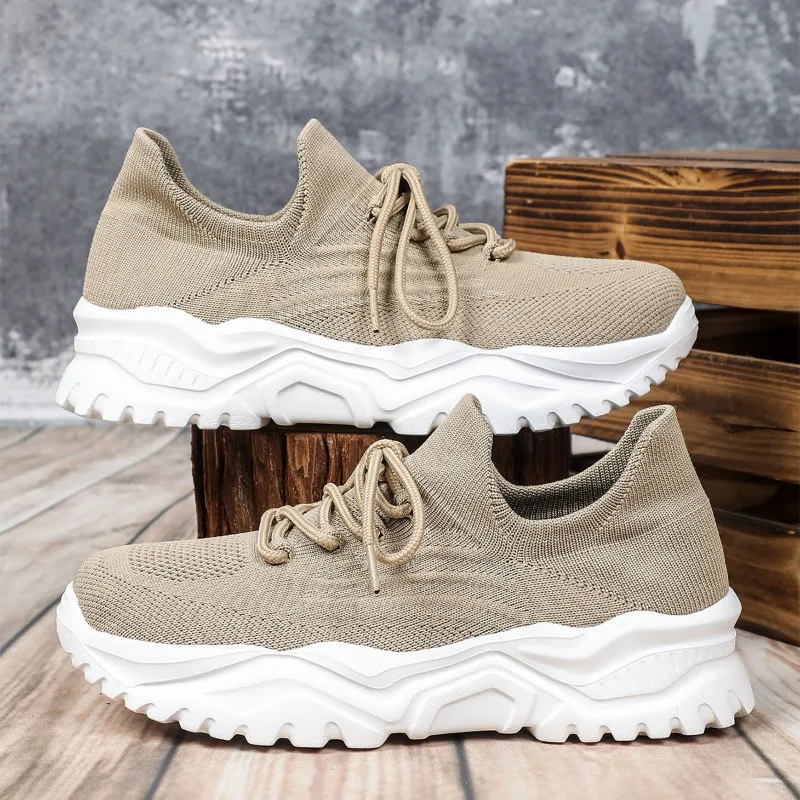 

Plus Size Women's Sports Shoes Comforta Lightweight Sneakers Breathable Mesh Platform Shoes Fashion Women's Outdoor Casual Shoes