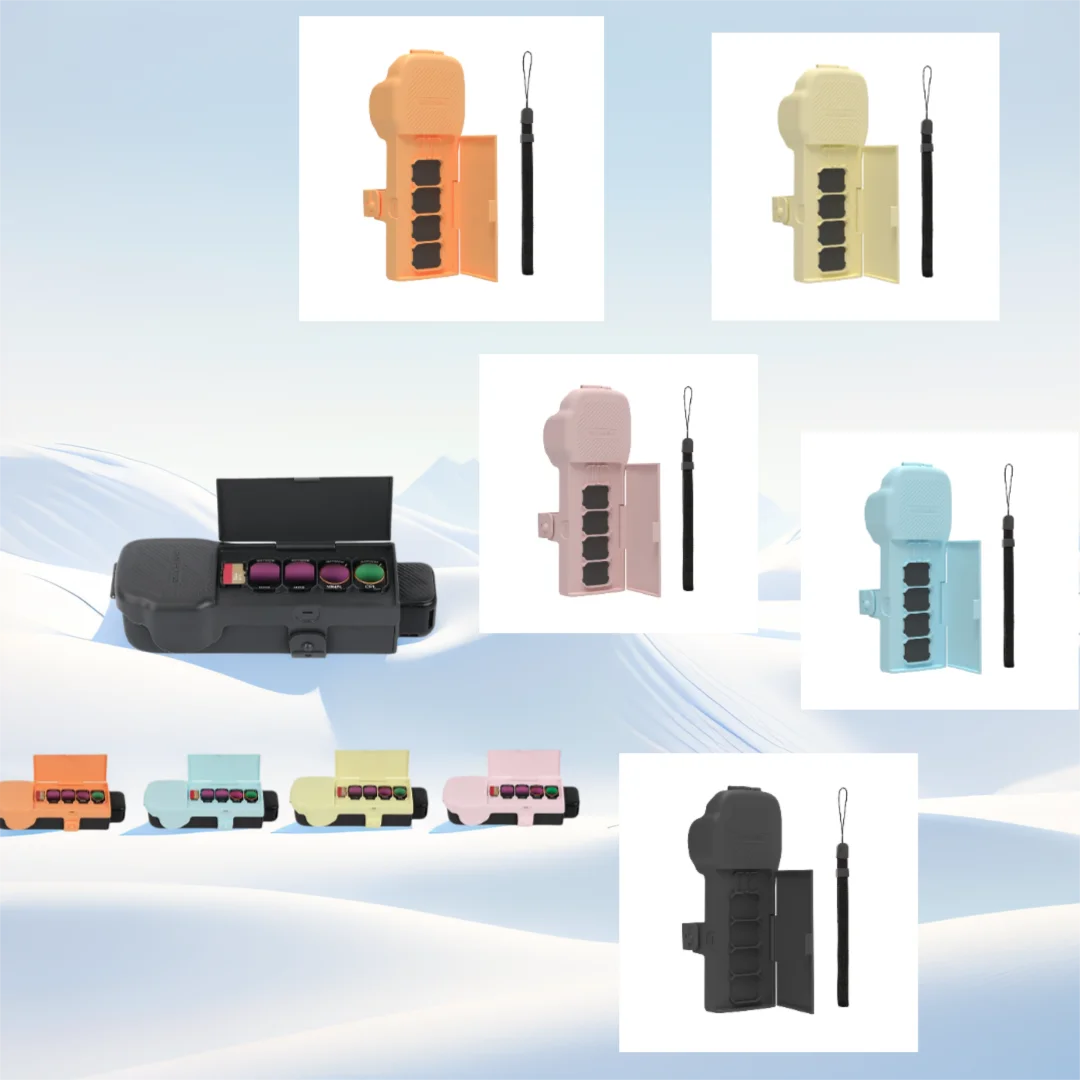 

For DJI Osmo Pocket3 Protective Cover Case - Top Cover Plate Filter Organizer Body Protector for Action Camera