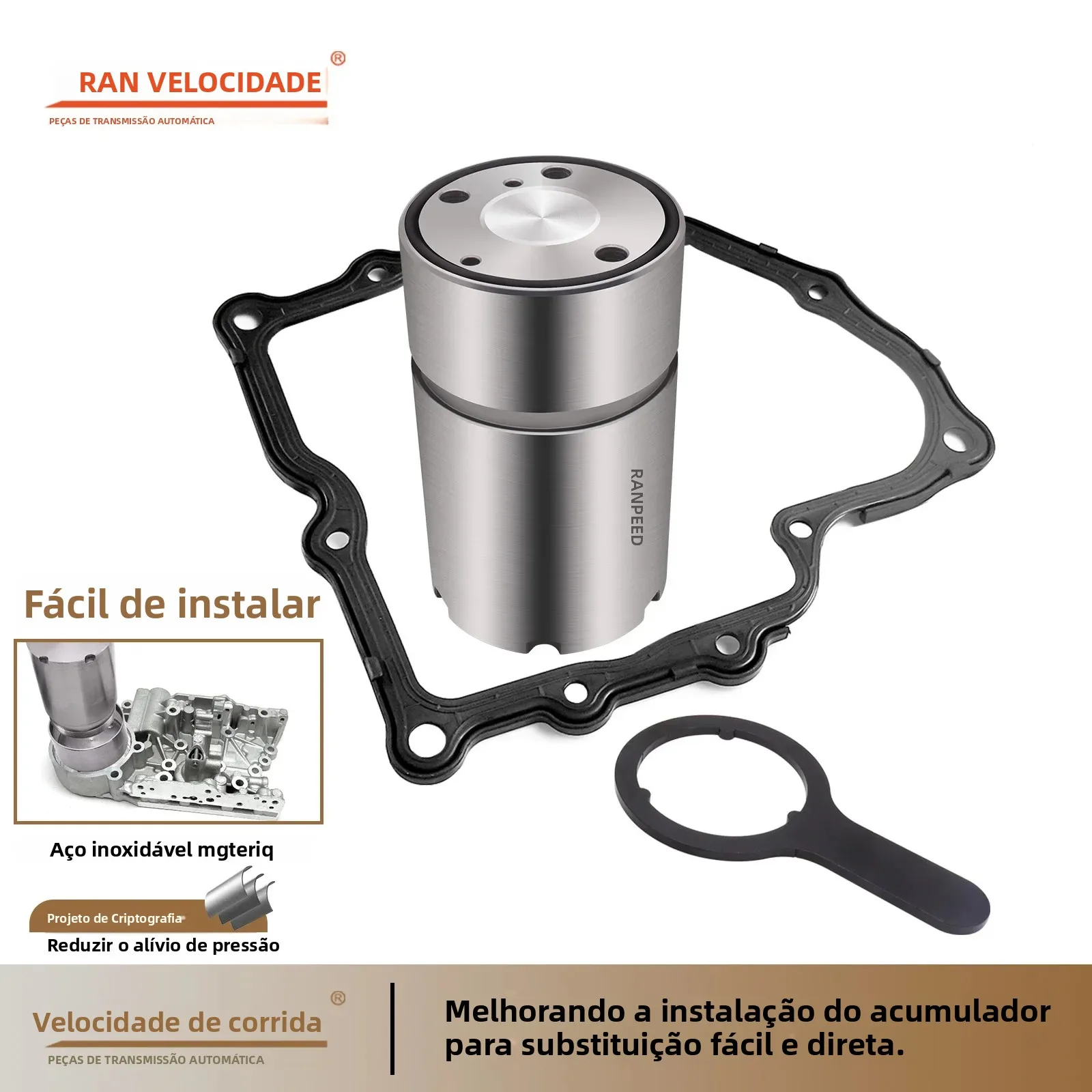 Kit de Reparo Mecatrônico do Acumulador da Válvula de Transmissão TRANSPEED DQ200 0AM DSG 7 Velocidades para VW Audi Volkswagen SKODA